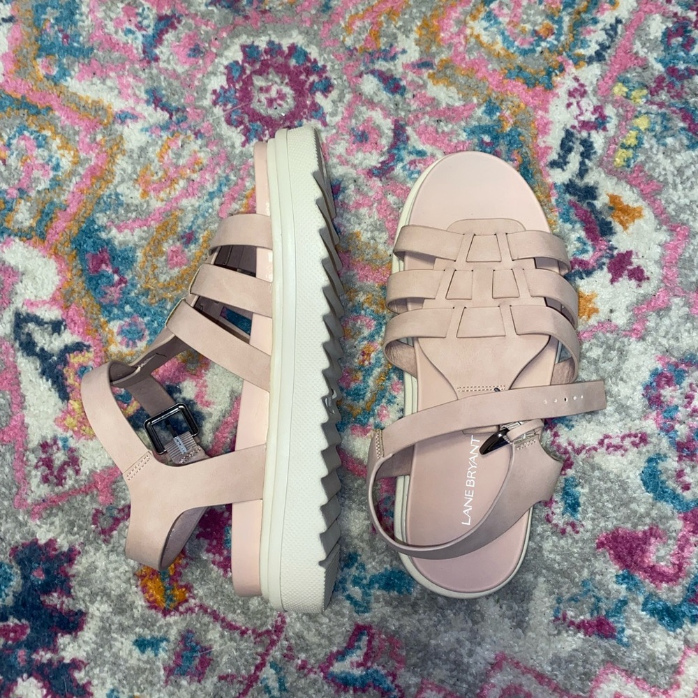 New Lane Bryant lug sole fisherman sandal